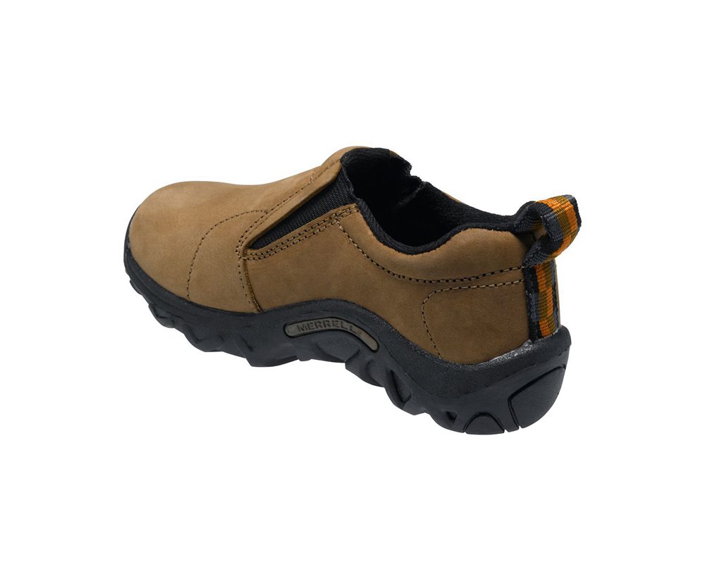 Merrell Barefoot Sko Børn - Jungle Moc Nubuck - Brune - IFL842679